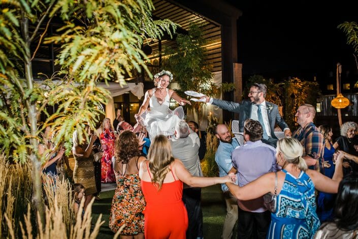Chair Dance Horah Wedding Photo | Union Fort Collins Colorado Elopement Photographer