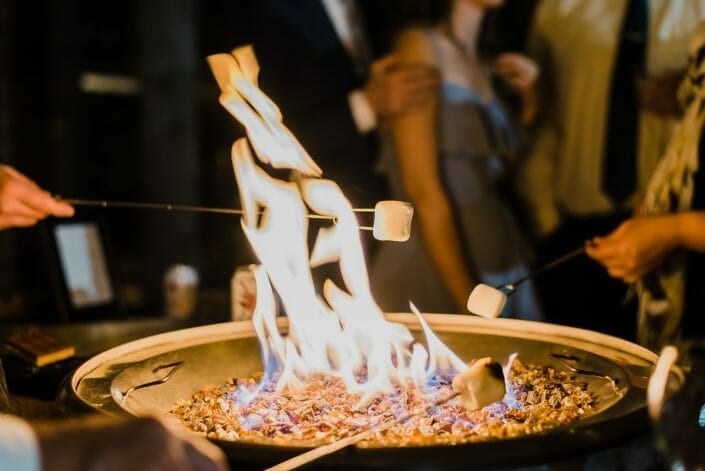 Urban Wedding Decor and Food Photo | Denver Colorado Elopement Photographer