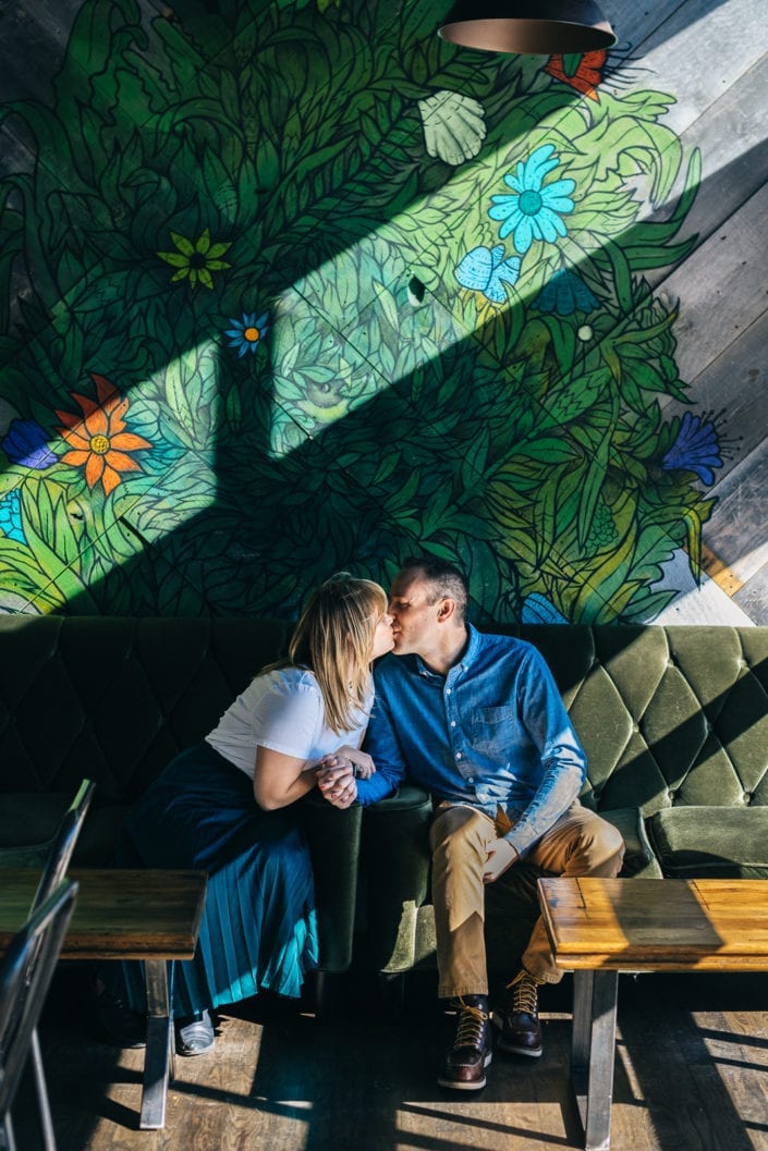 Urban Denver Middleman Bar Portrait | Colorado Engagement Photographer