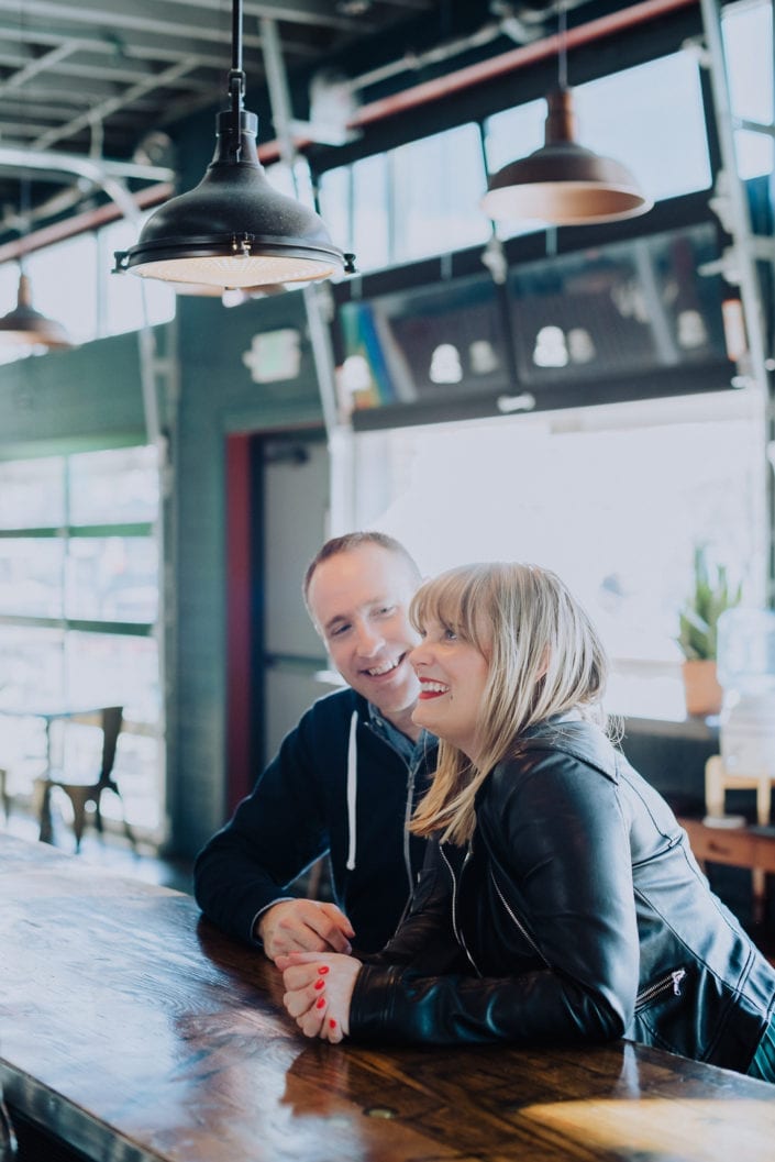 Urban Denver Middleman Bar Portrait | Colorado Engagement Photographer