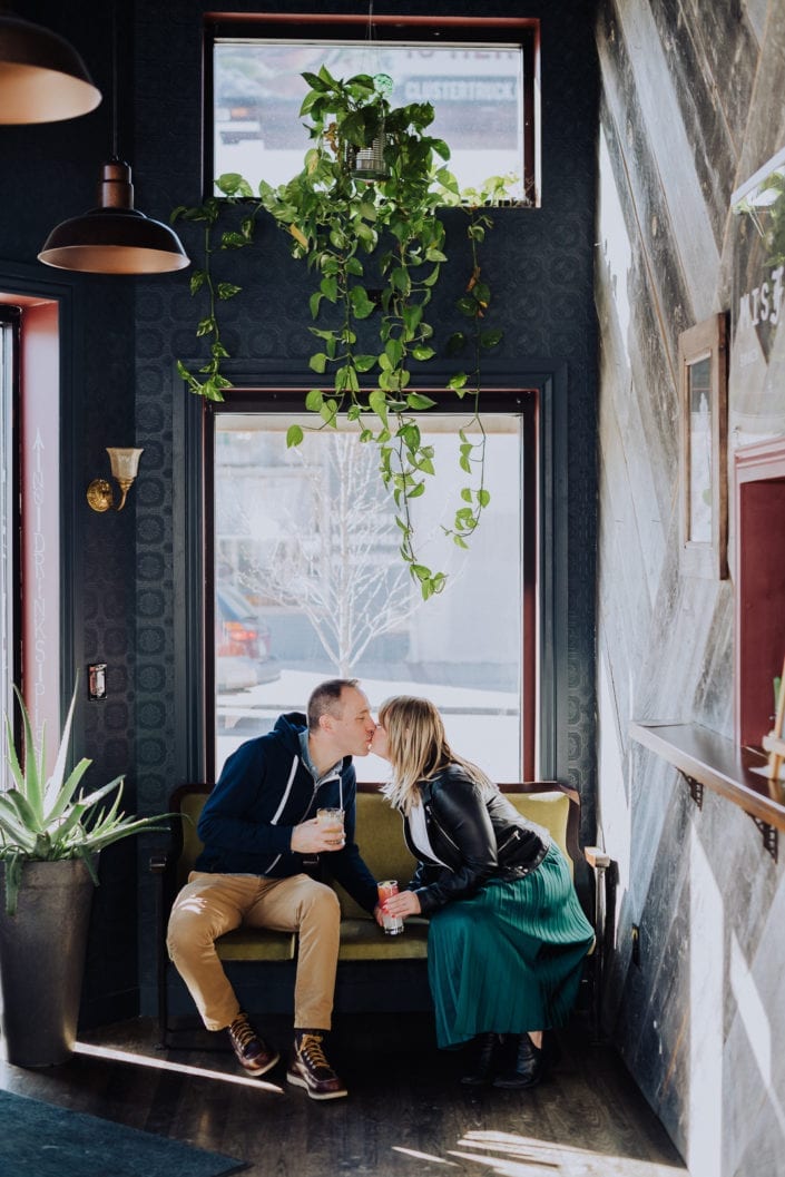 Urban Denver Middleman Bar Portrait | Colorado Engagement Photographer