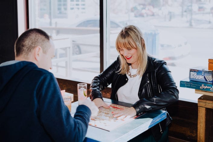 Urban Denver Middleman Bar Portrait | Colorado Engagement Photographer