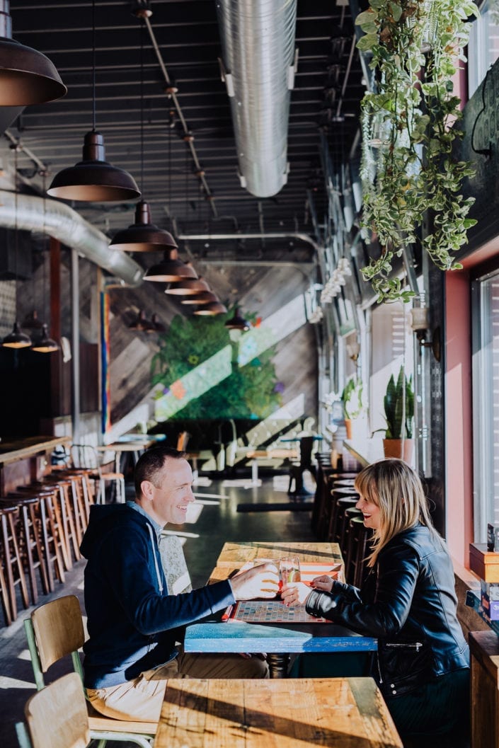 Urban Denver Middleman Bar Portrait | Colorado Engagement Photographer