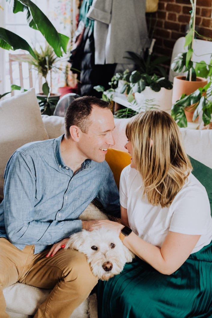 Urban Denver Home Family Portrait | Colorado Engagement Photographer