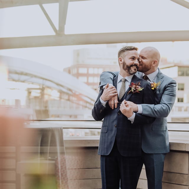 Denver LGBTQIA+ wedding photographer documents authentic love story