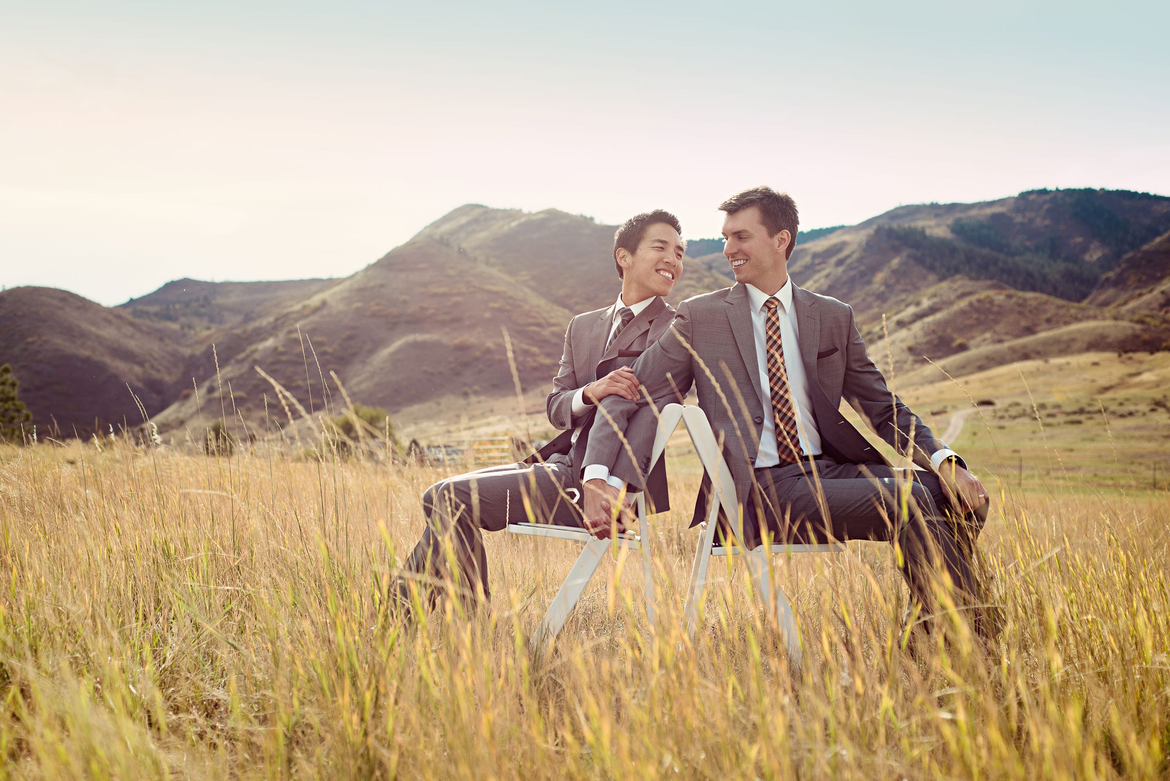 Colorado mountain same sex gay wedding photographer | Denver LGBTQ photos