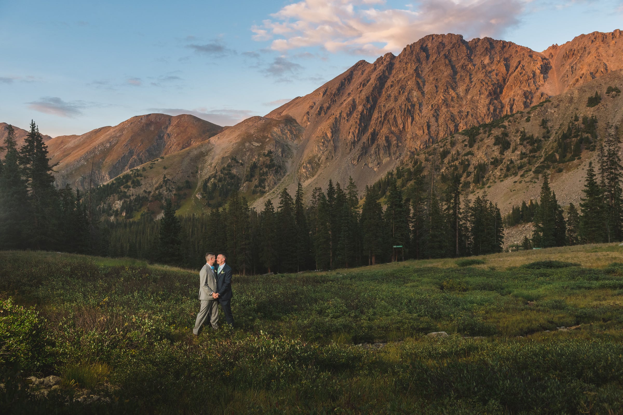 Colorado mountain same sex wedding photographer | Denver LGBTQ photos