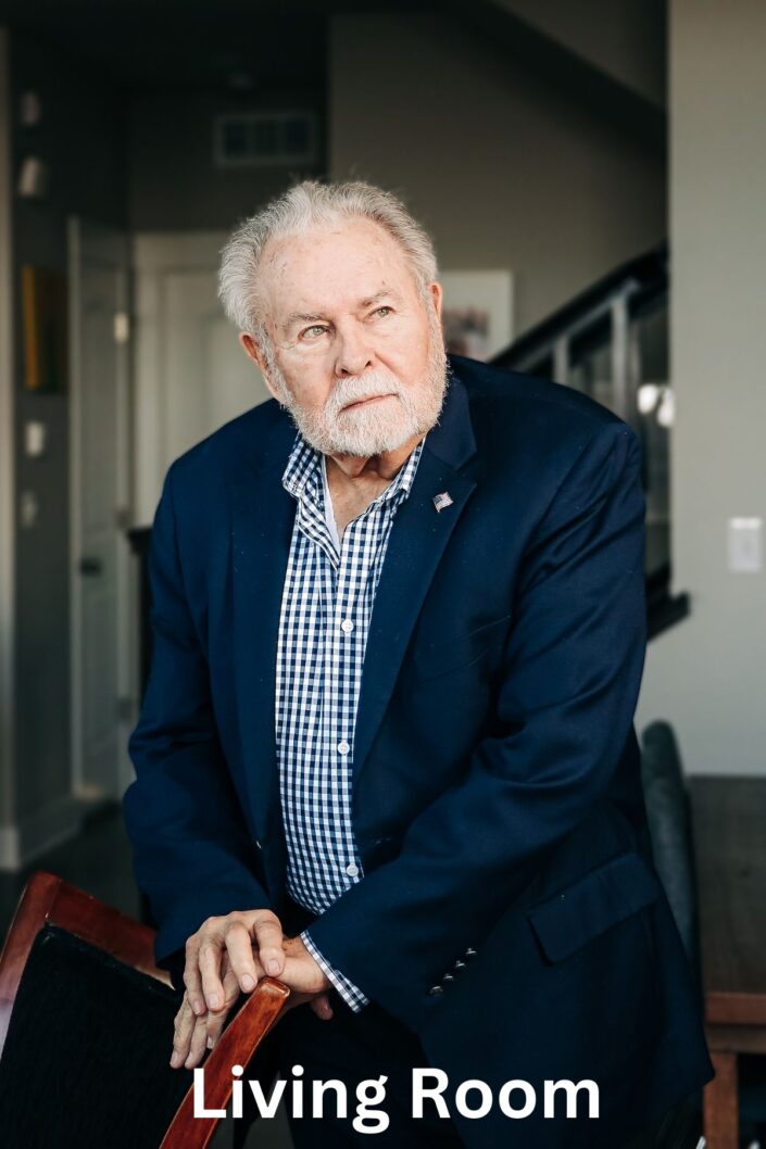 Studio headshot full body portrait photography background options | Kitchen Living Room Lifestyle Home