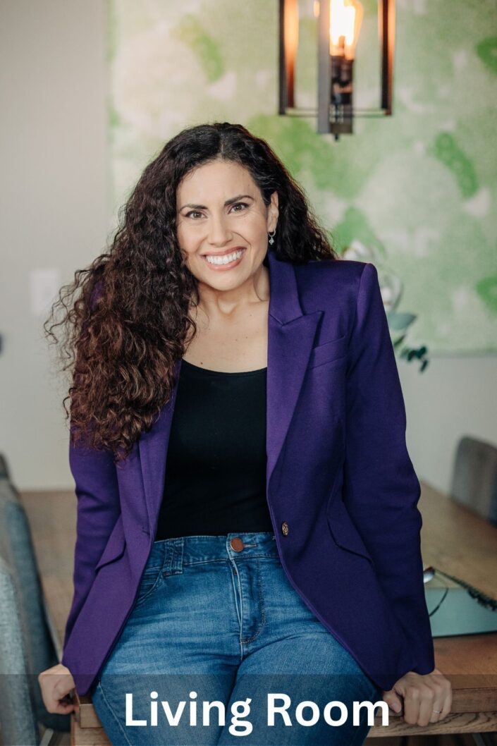 Studio headshot full body portrait photography background options | Kitchen Living Room Lifestyle Home