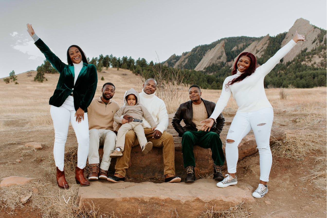 Candid family moment captured by Denver family photographer