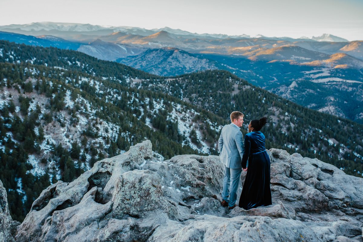 Engagement photography at Lost Gulch Overlook in Boulder by From the Hip Photo