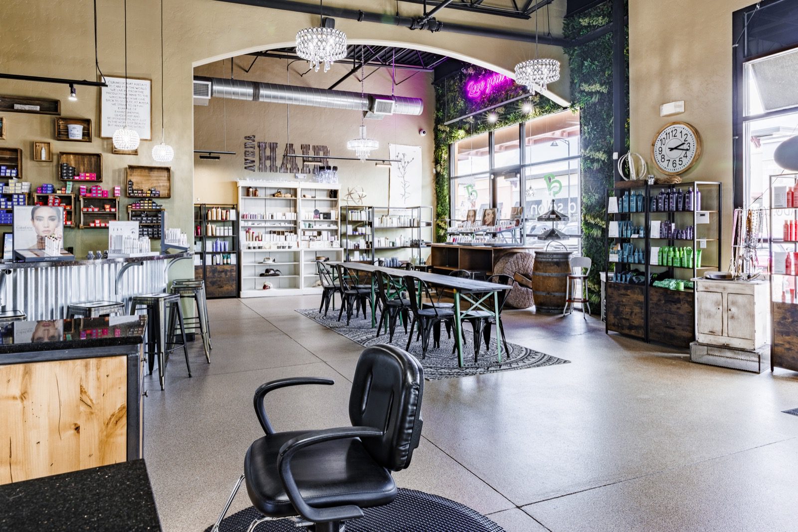 Denver dermatology clinic waiting area photography