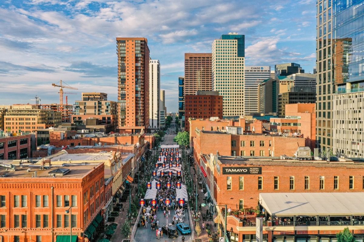 Denver event photographer covering a professional networking mixer