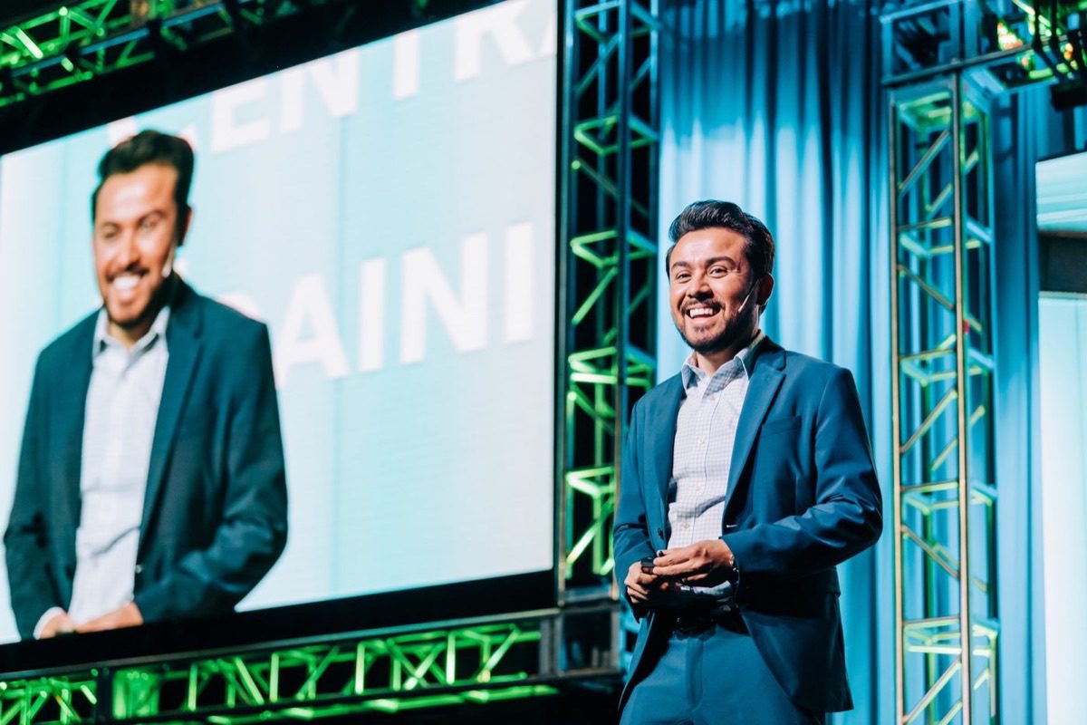 Denver event photographer capturing candid moments at a corporate gala