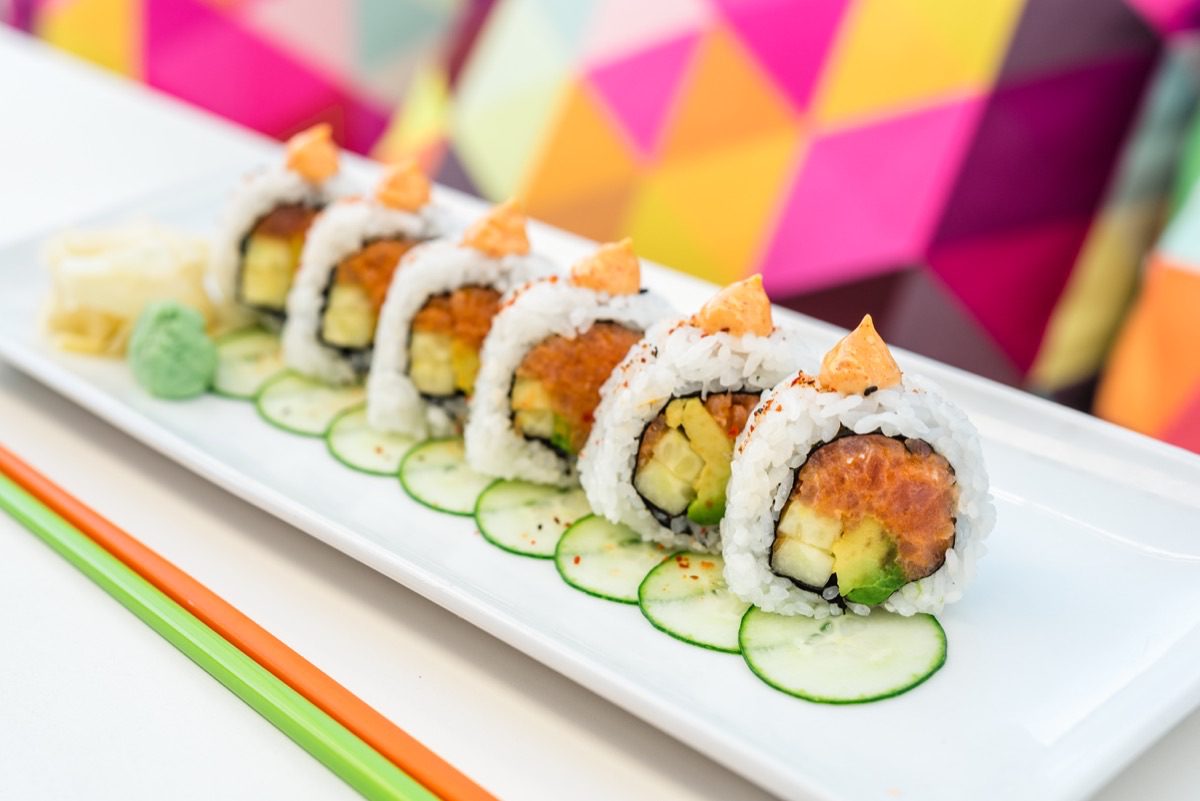 Denver food photographer documents Asian fusion dish at Lucky Cat restaurant