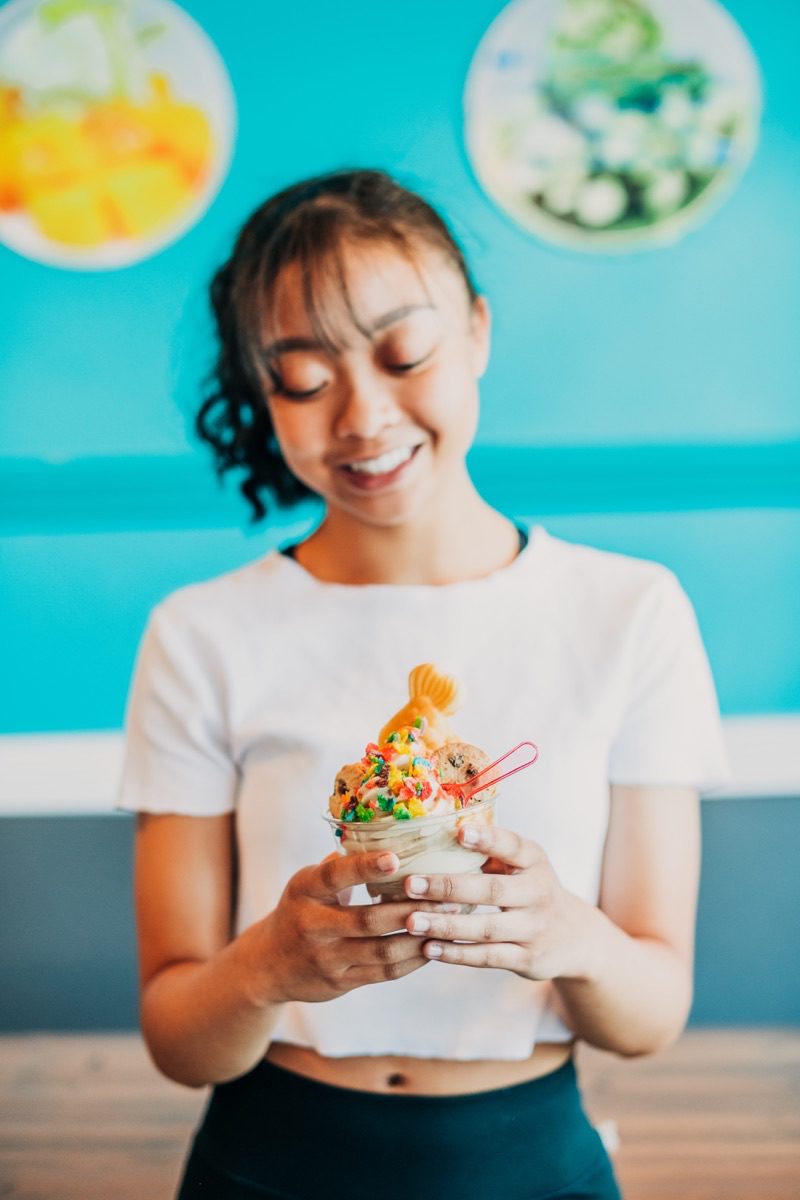 Denver food photographer shoots colorful plated dish at On Havana Street restaurant
