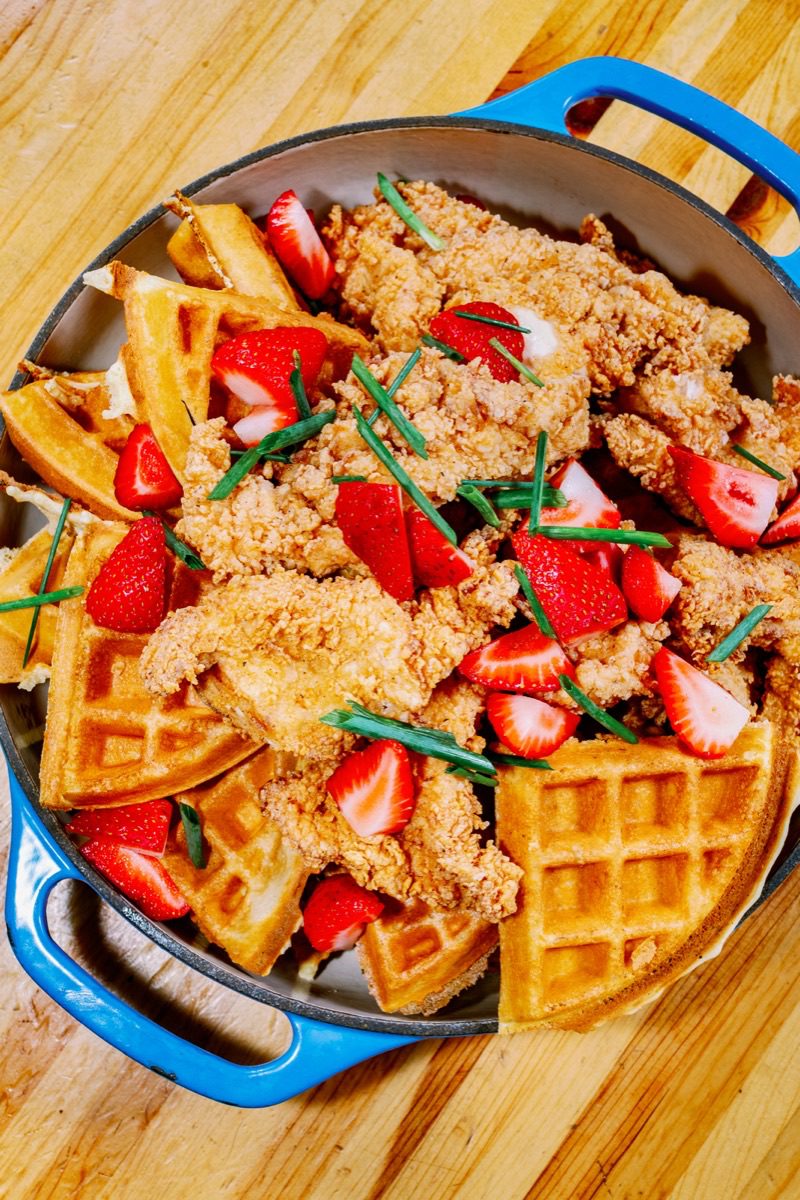 Denver food photographer shoots farm-to-table appetizer with microgreen garnish