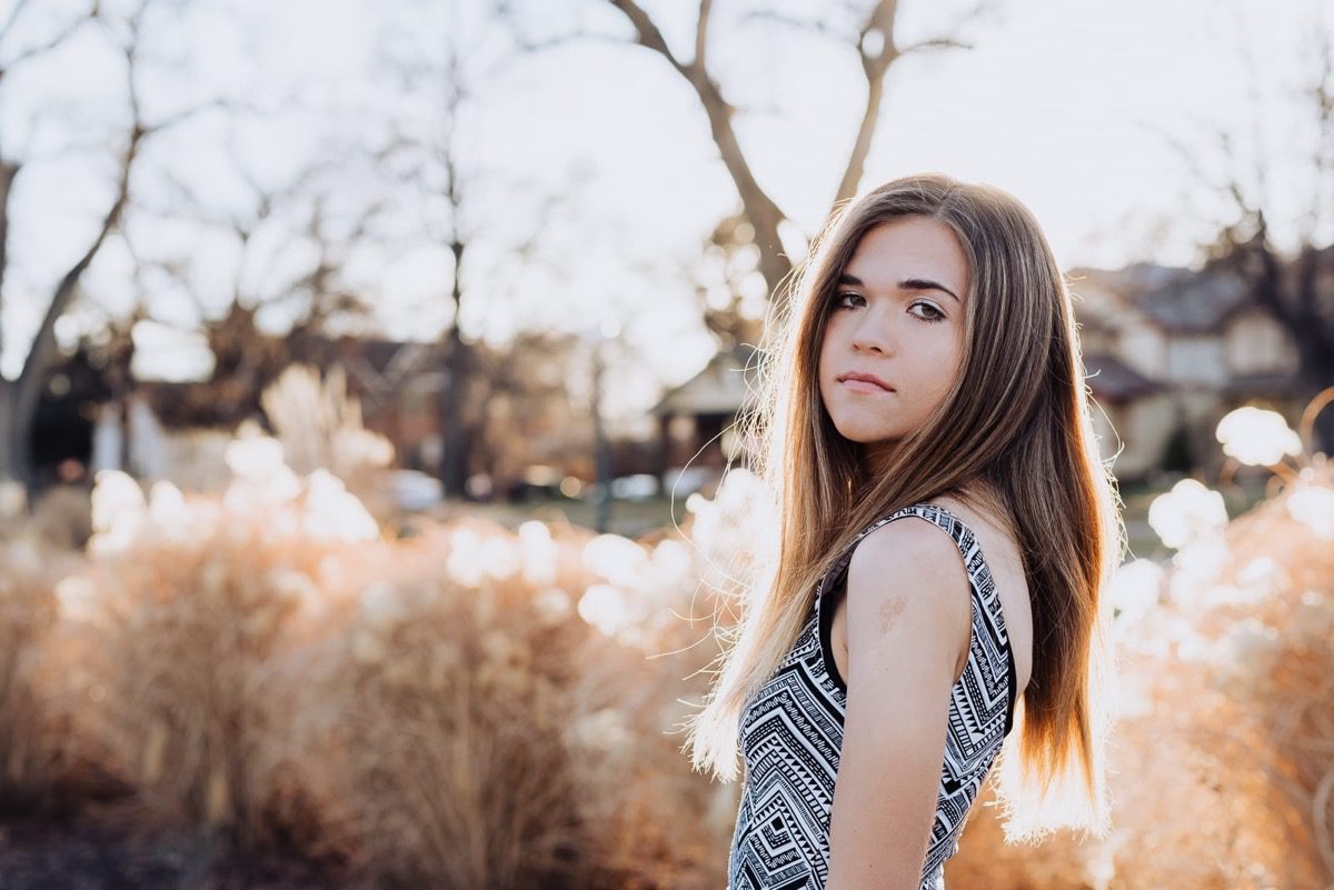 Denver senior portrait photographer Natalia lifestyle session