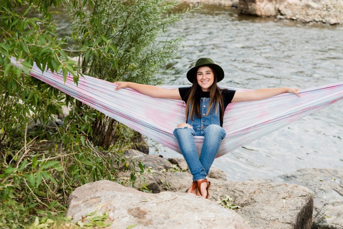 Denver senior portrait photographer Clear Creek session