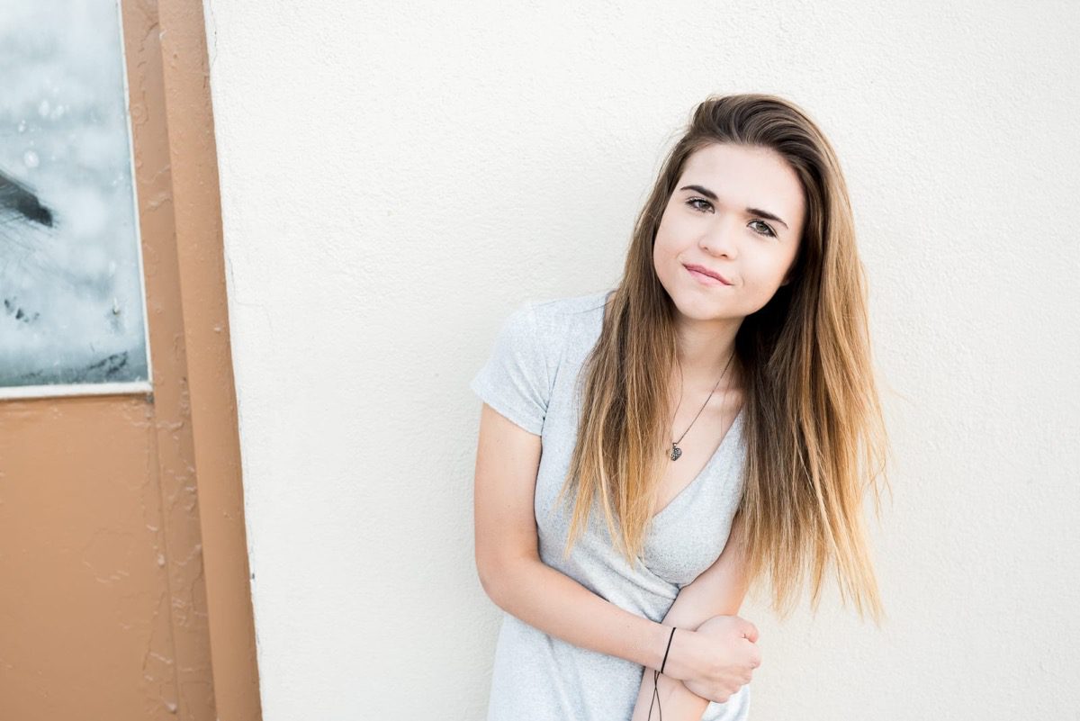 Denver senior portrait photographer Natalia natural light