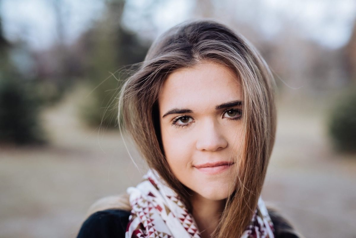 Denver senior portrait photographer Natalia creative portrait