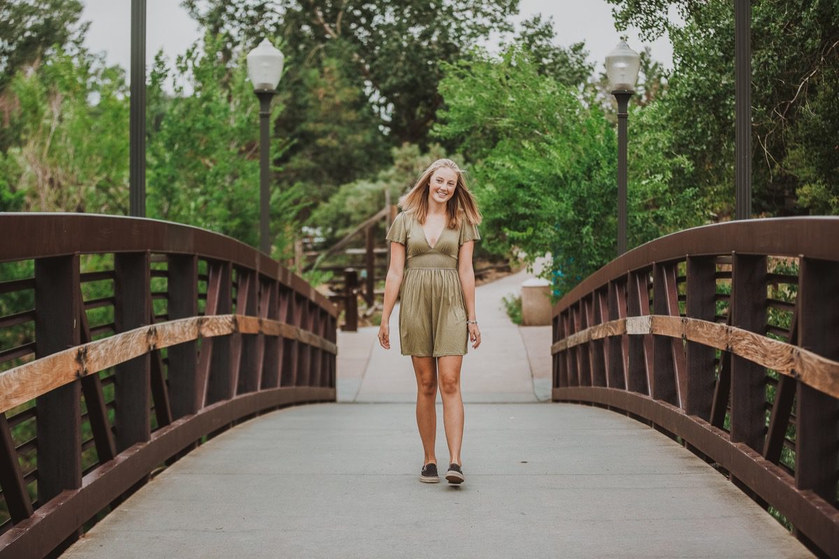 Denver senior portrait photographer Natalia park session