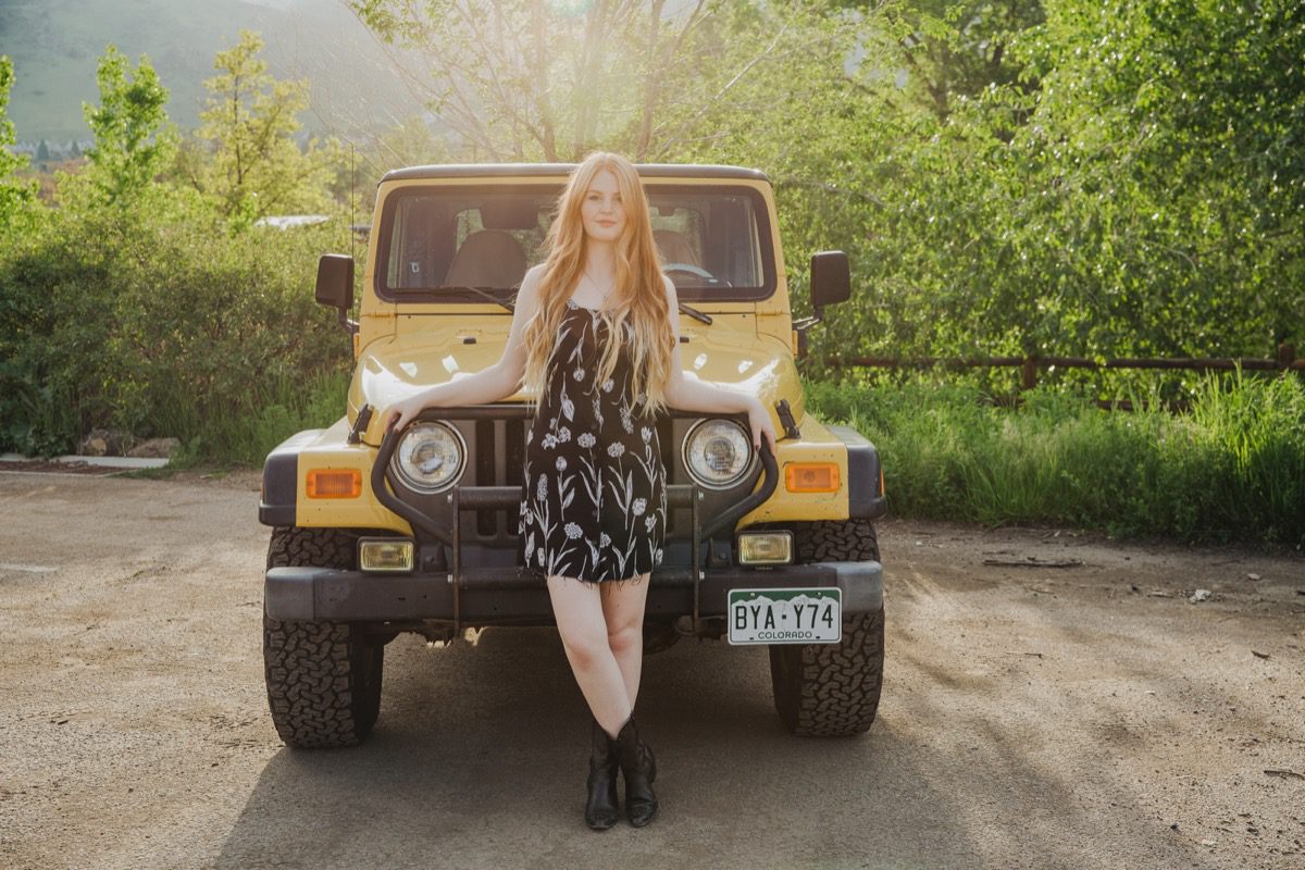 Denver senior portrait photographer Colorado session