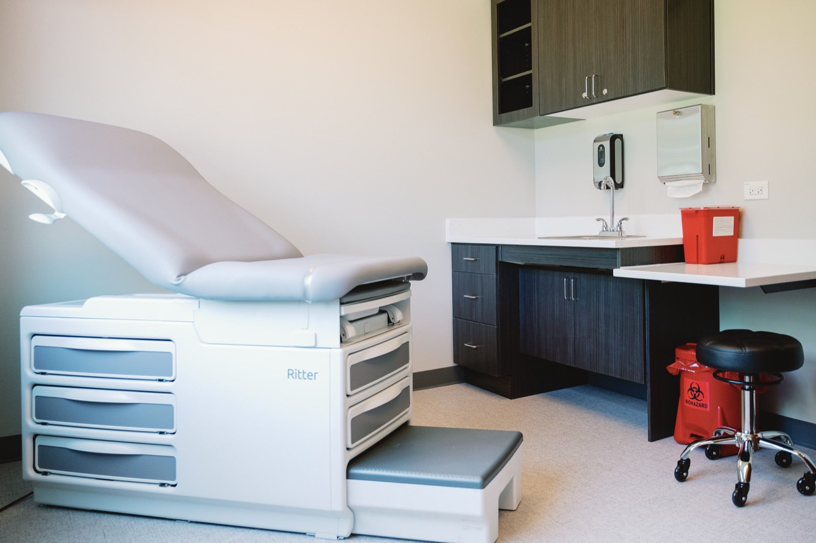 Denver pediatric practice reception area photography