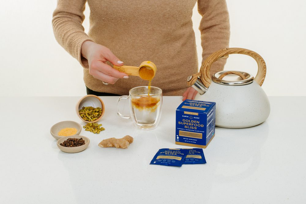 Lifestyle with product and ingredients