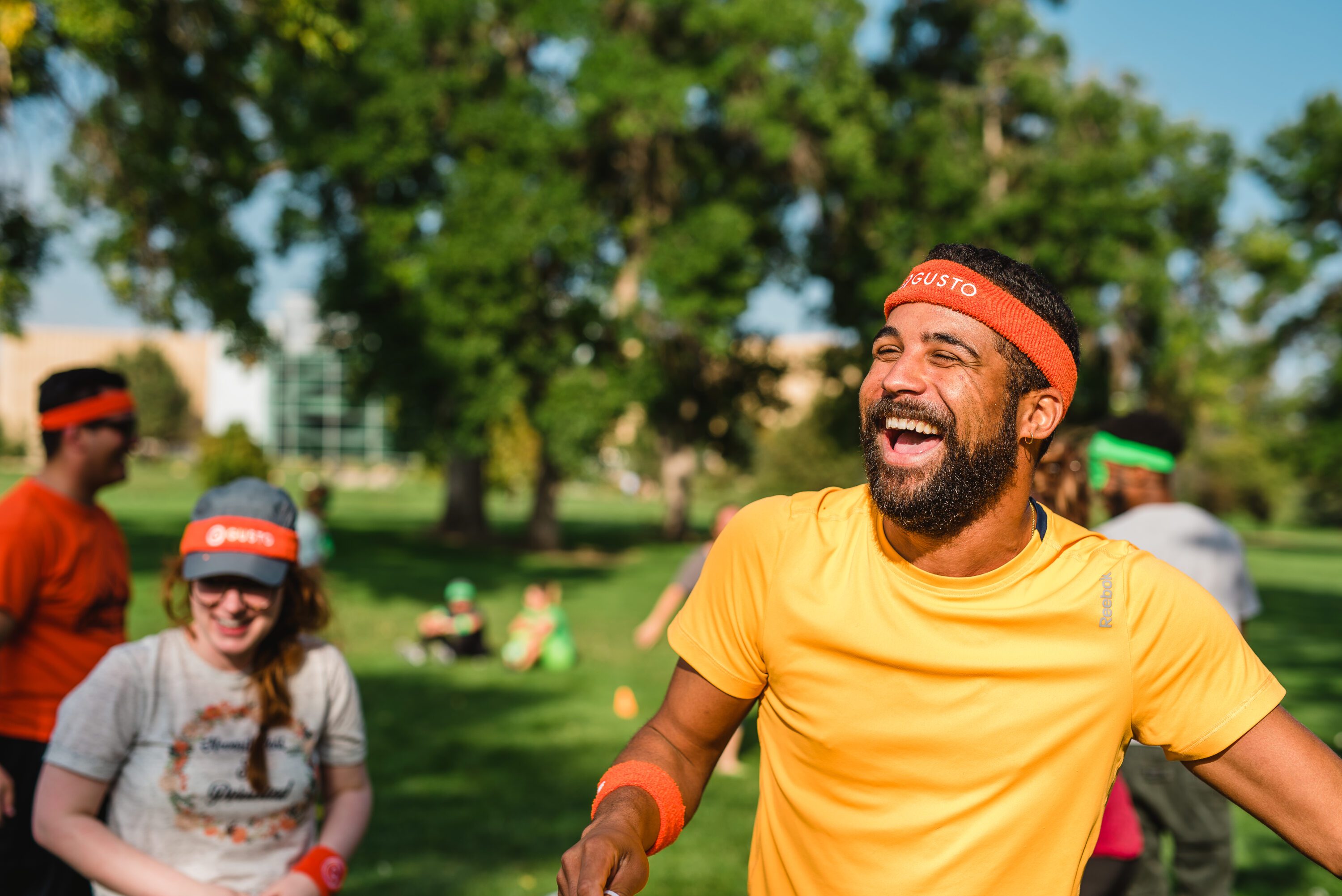 Pure joy at the corporate team event