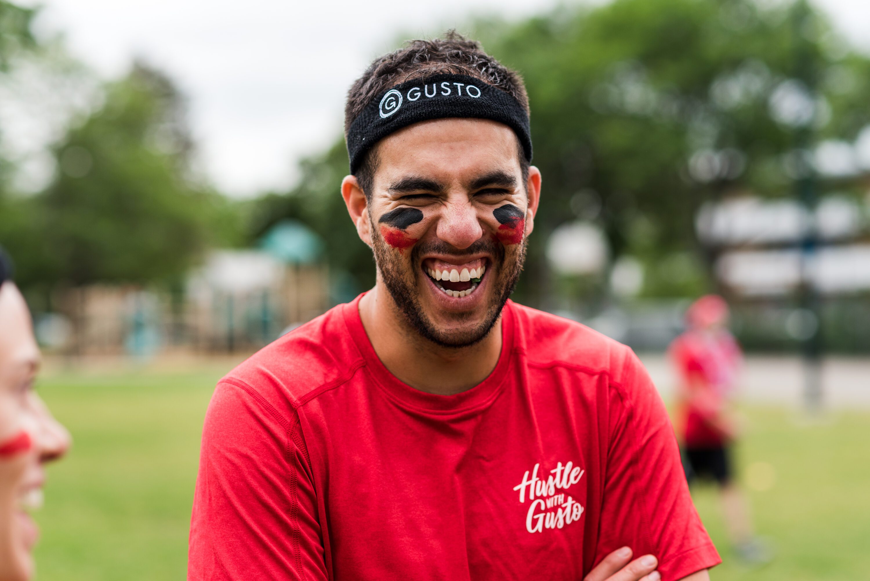 Laughter and energy on event day